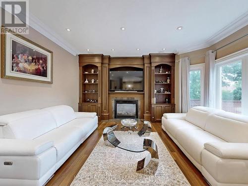 291 Byng Avenue, Toronto, ON - Indoor Photo Showing Living Room With Fireplace