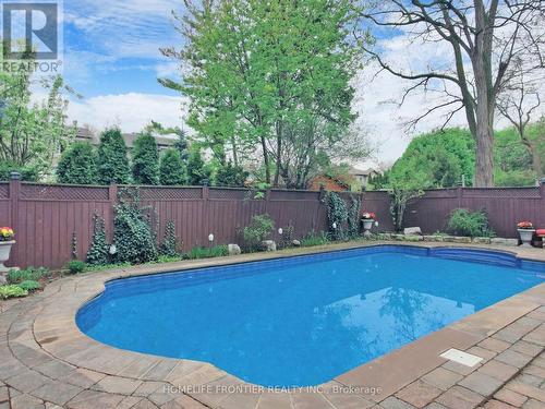 291 Byng Avenue, Toronto, ON - Outdoor With In Ground Pool With Backyard