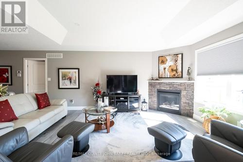 33 Chelford Crescent, Belleville, ON - Indoor Photo Showing Living Room With Fireplace