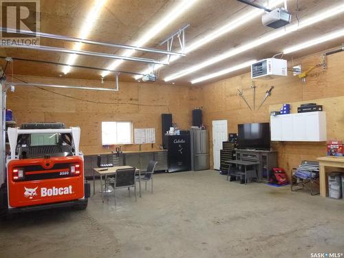 Walker Acreage, Edenwold, SK - Indoor Photo Showing Garage