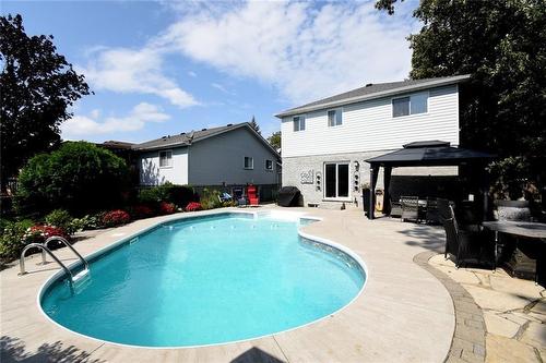 100 Stone Church Road E, Hamilton, ON - Outdoor With In Ground Pool With Backyard With Exterior