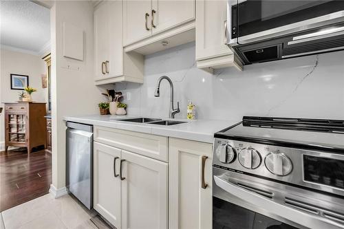 1968 Main Street W|Unit #609, Hamilton, ON - Indoor Photo Showing Kitchen With Double Sink