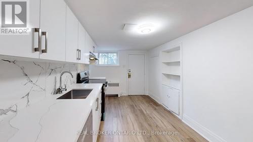 Bsmt - 451 Donlands Avenue, Toronto, ON - Indoor Photo Showing Kitchen