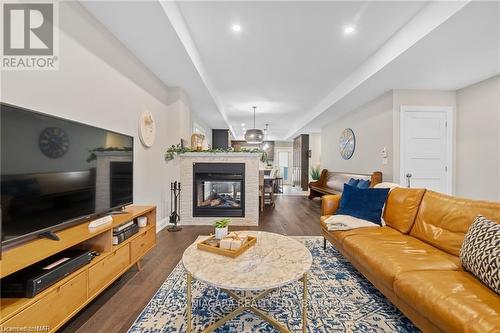 134 Lametti Drive, Pelham, ON - Indoor Photo Showing Living Room With Fireplace