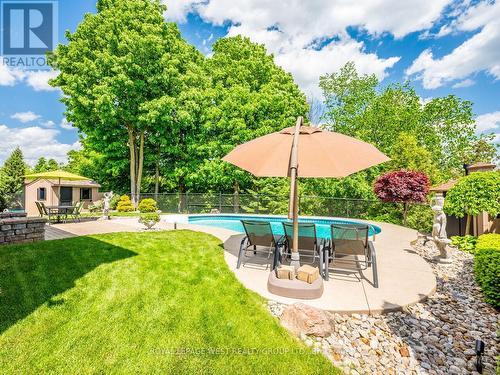 7 Vantagebrook Court, Caledon, ON - Outdoor With In Ground Pool With Backyard