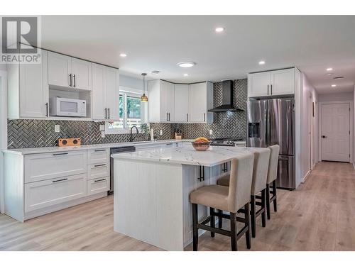 45 Fairmont Place, Coldstream, BC - Indoor Photo Showing Kitchen With Upgraded Kitchen