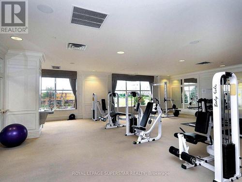 1120 - 25 Kingsbridge Garden Circle, Mississauga, ON - Indoor Photo Showing Gym Room