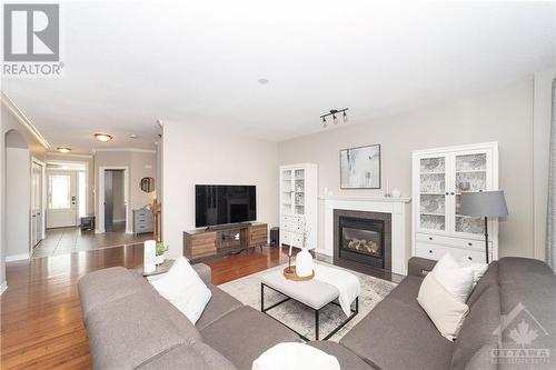 11 Witherspoon Crescent, Ottawa, ON - Indoor Photo Showing Living Room With Fireplace
