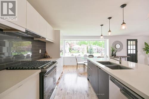 26 Medhurst Road, Toronto, ON - Indoor Photo Showing Kitchen With Double Sink With Upgraded Kitchen