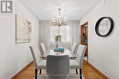 327 Spruce Street, London, ON - Indoor Photo Showing Dining Room