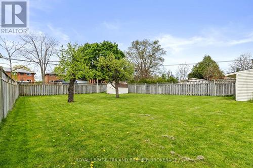 327 Spruce Street, London, ON - Outdoor With Backyard