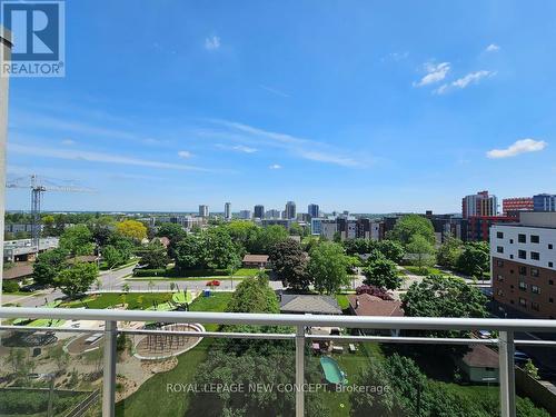 818 - 280 Lester Street, Waterloo, ON - Outdoor With Balcony With View