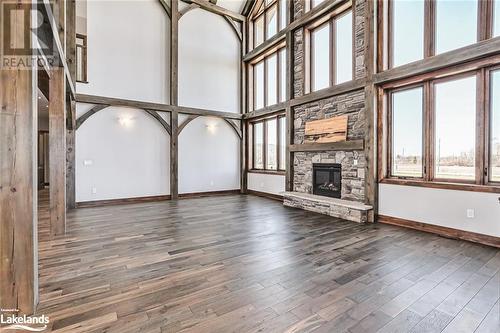11 Windrose Valley Boulevard, Clearview, ON - Indoor Photo Showing Living Room With Fireplace