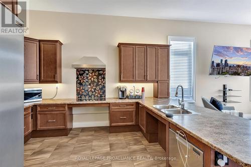 23 Brinton Drive, Peterborough, ON - Indoor Photo Showing Kitchen With Double Sink