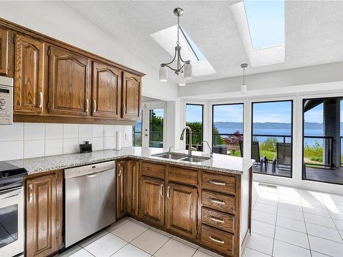 9227 Invermuir Rd, Sooke, BC - Indoor Photo Showing Kitchen With Double Sink