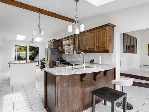 9227 Invermuir Rd, Sooke, BC - Indoor Photo Showing Kitchen With Double Sink