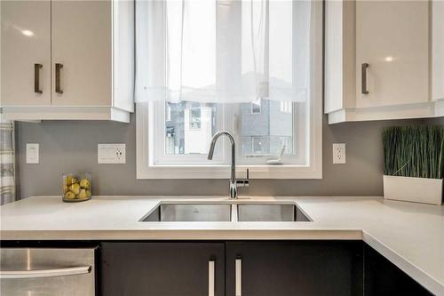33 Soho Street, Hamilton, ON - Indoor Photo Showing Kitchen With Double Sink