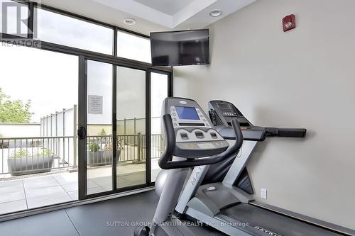 304 - 205 Lakeshore Road W, Oakville, ON - Indoor Photo Showing Gym Room