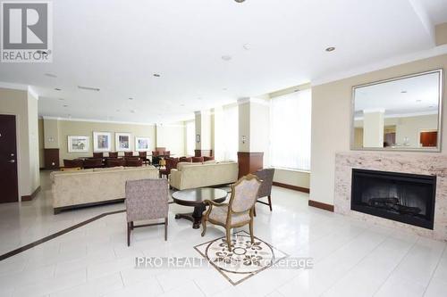 1004 - 1359 Rathburn Road, Mississauga, ON - Indoor With Fireplace