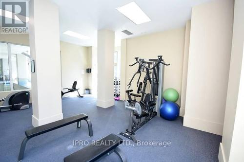 1004 - 1359 Rathburn Road, Mississauga (Rathwood), ON - Indoor Photo Showing Gym Room