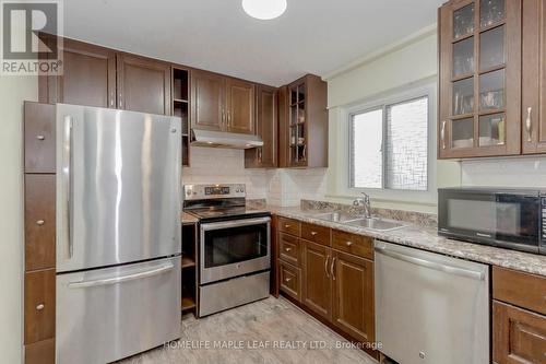 22 Mcmullen Crescent, Brampton, ON - Indoor Photo Showing Kitchen With Double Sink