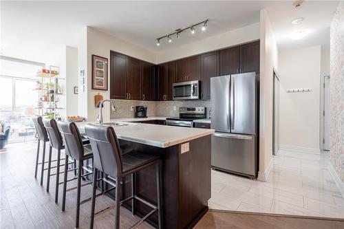 1940 Ironstone Drive|Unit #404, Burlington, ON - Indoor Photo Showing Kitchen With Stainless Steel Kitchen