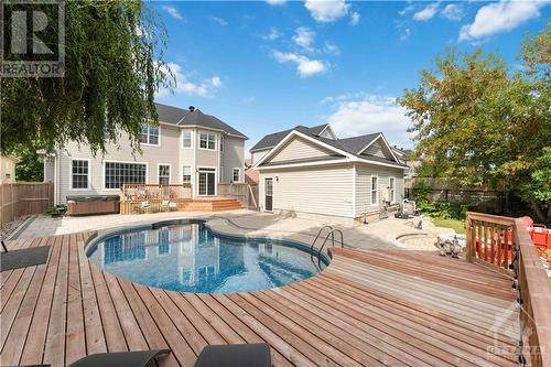 31 Fencerow Way, Ottawa, ON - Outdoor With In Ground Pool With Deck Patio Veranda With Exterior