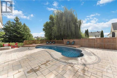 31 Fencerow Way, Ottawa, ON - Outdoor With In Ground Pool With Backyard