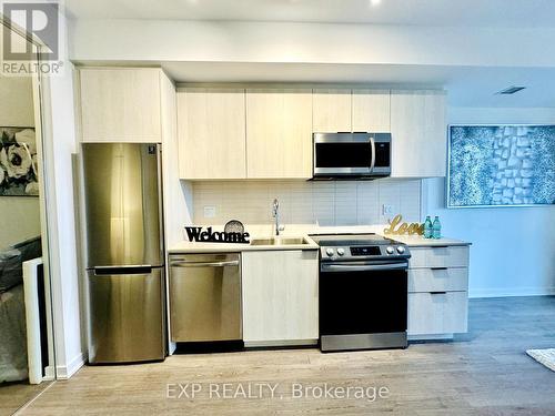 1125 - 50 Power Street, Toronto, ON - Indoor Photo Showing Kitchen With Stainless Steel Kitchen