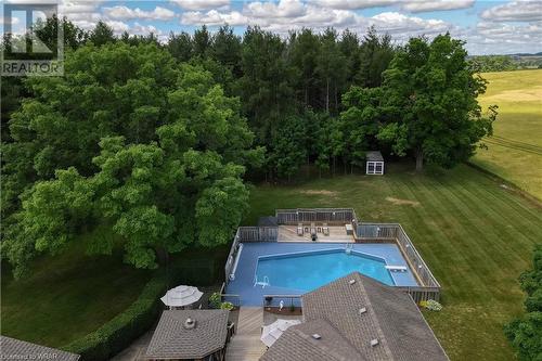 3699 Trussler Road, R.R. #4 Road, Bright, ON - Outdoor With In Ground Pool