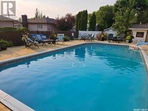 219 Flavelle Crescent, Saskatoon, SK - Outdoor With In Ground Pool With Backyard