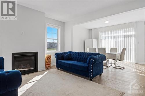 326 Crossway Terrace, Stittsville, ON - Indoor Photo Showing Living Room With Fireplace