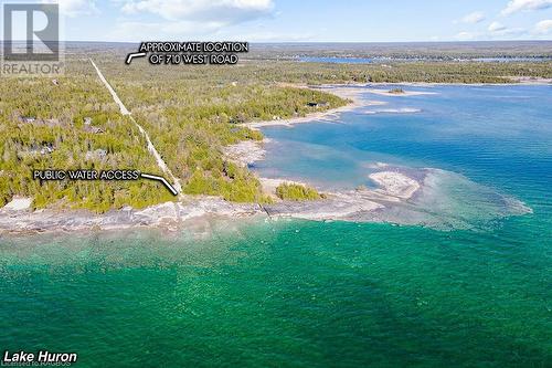 ""The Rocks"" on Lake Huron (not of subject property) - 710 West Road, Northern Bruce Peninsula, ON - Outdoor With Body Of Water With View