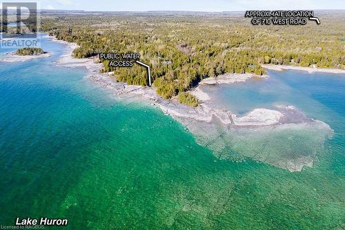 Enjoy your summer days down by the water! (not of subject property) - 710 West Road, Northern Bruce Peninsula, ON - Outdoor With Body Of Water With View