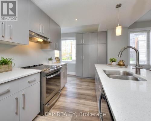 27 - 54 Bridge Street W, Kitchener, ON - Indoor Photo Showing Kitchen With Double Sink With Upgraded Kitchen