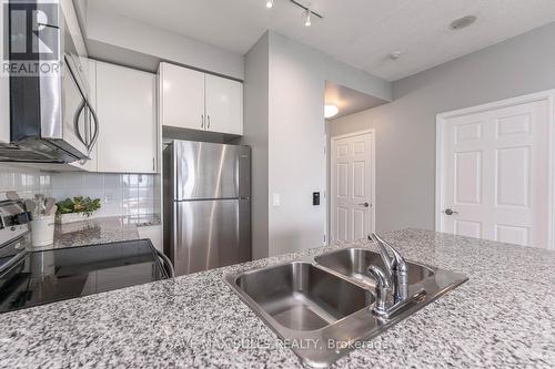 2110 - 339 Rathburn Road W, Mississauga, ON - Indoor Photo Showing Kitchen With Stainless Steel Kitchen With Double Sink