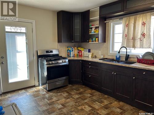 Miller Acreage, Ponass Lake Rm No. 367, SK - Indoor Photo Showing Kitchen With Double Sink