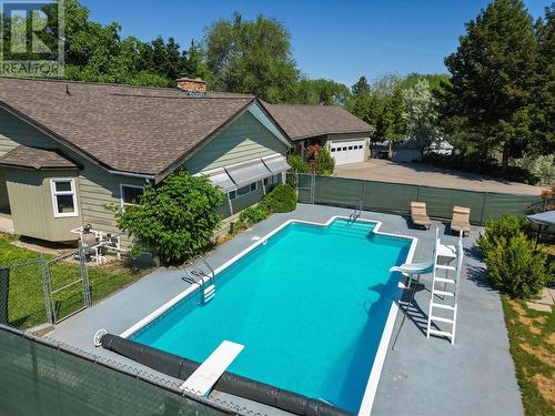 3575 Valleyview Road, Penticton, BC - Outdoor With In Ground Pool
