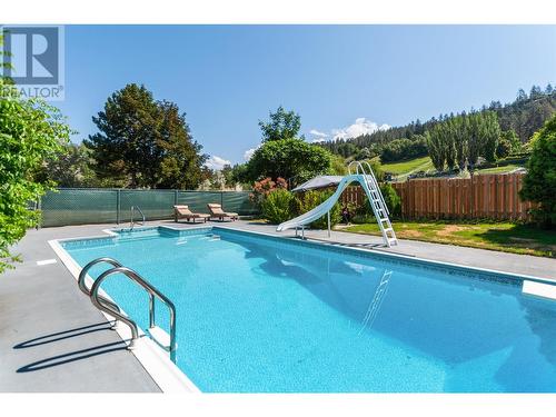 3575 Valleyview Road, Penticton, BC - Outdoor With In Ground Pool With Backyard