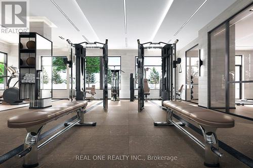 601 - 10 Eva Road, Toronto, ON - Indoor Photo Showing Gym Room