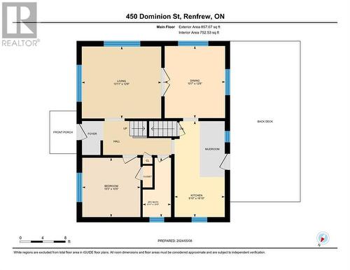 Main Floor Floorplan - 450 Dominion Street, Renfrew, ON - Other