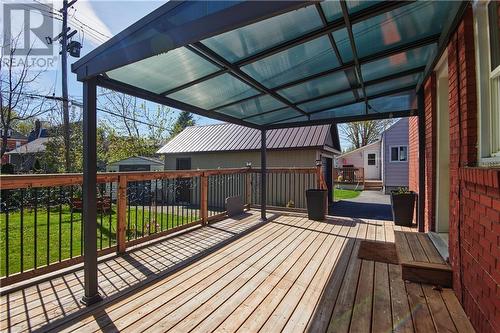 Sliding Window Gazebo - weather protection when you want it! - 450 Dominion Street, Renfrew, ON - Outdoor With Deck Patio Veranda With Exterior