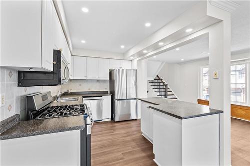 346 Highland Road W|Unit #16, Stoney Creek, ON - Indoor Photo Showing Kitchen With Stainless Steel Kitchen