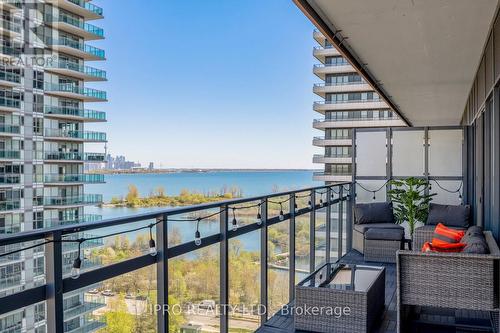 1313 - 30 Shore Breeze Boulevard, Toronto, ON - Outdoor With Body Of Water With Balcony