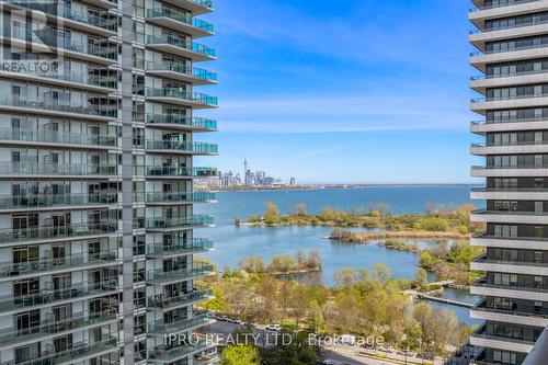 1313 - 30 Shore Breeze Boulevard, Toronto, ON - Outdoor With Body Of Water With Balcony With Facade