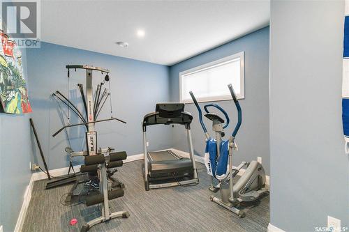 3 3Rd Avenue, Clavet, SK - Indoor Photo Showing Gym Room