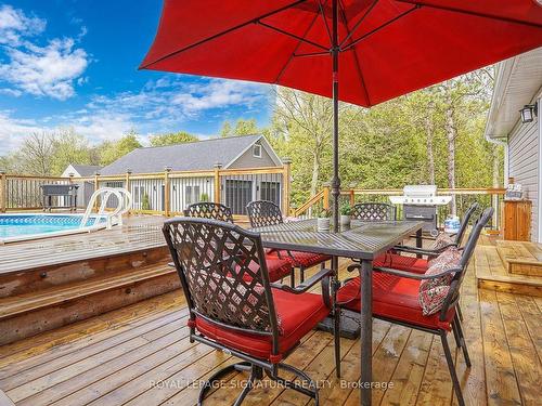 1282 Ganaraska Rd, Port Hope, ON - Outdoor With Above Ground Pool With Deck Patio Veranda With Exterior