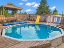 185724 Grey Road 9, Southgate, ON  - Outdoor With Above Ground Pool With Deck Patio Veranda With Backyard 