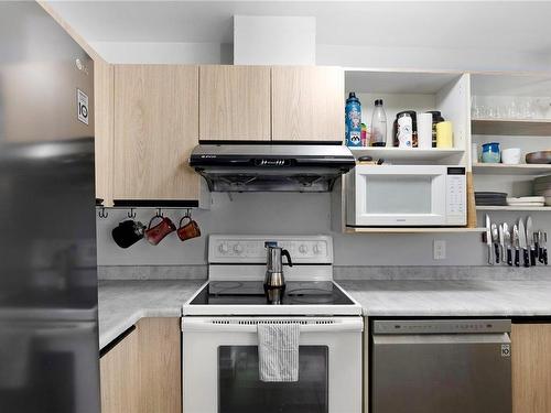 207-2647 Graham St, Victoria, BC - Indoor Photo Showing Kitchen