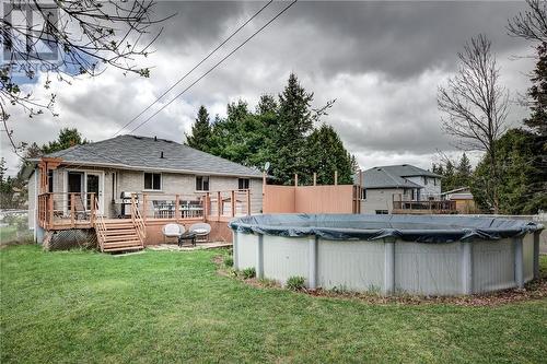 14 Adam Street, Lively, ON - Outdoor With Above Ground Pool With Deck Patio Veranda